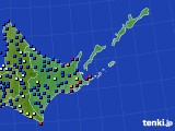道東のアメダス実況(日照時間)(2021年11月08日)