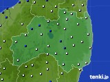 福島県のアメダス実況(風向・風速)(2021年11月08日)