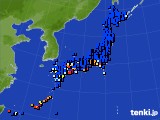 2021年11月09日のアメダス(日照時間)