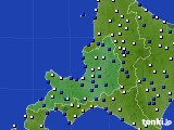 道央のアメダス実況(風向・風速)(2021年11月09日)