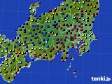 2021年11月12日の関東・甲信地方のアメダス(日照時間)