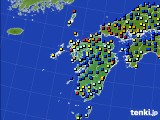 九州地方のアメダス実況(日照時間)(2021年11月12日)