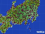 関東・甲信地方のアメダス実況(日照時間)(2021年11月13日)