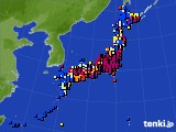 アメダス実況(日照時間)(2021年11月13日)