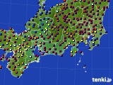 東海地方のアメダス実況(日照時間)(2021年11月14日)
