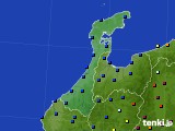 石川県のアメダス実況(日照時間)(2021年11月14日)