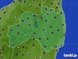 福島県のアメダス実況(日照時間)(2021年11月16日)