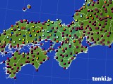 近畿地方のアメダス実況(日照時間)(2021年11月17日)