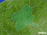 群馬県のアメダス実況(気温)(2021年11月17日)