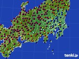 2021年11月18日の関東・甲信地方のアメダス(日照時間)