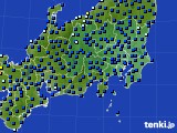関東・甲信地方のアメダス実況(日照時間)(2021年11月21日)