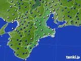 三重県のアメダス実況(降水量)(2021年11月22日)
