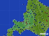 道央のアメダス実況(日照時間)(2021年11月23日)