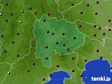 山梨県のアメダス実況(日照時間)(2021年11月24日)