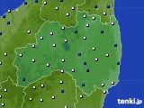 2021年11月24日の福島県のアメダス(風向・風速)