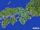 近畿地方のアメダス実況(日照時間)(2021年11月25日)