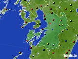 熊本県のアメダス実況(日照時間)(2021年11月25日)