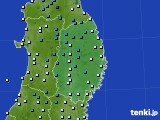 岩手県のアメダス実況(気温)(2021年11月25日)