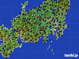 2021年11月27日の関東・甲信地方のアメダス(日照時間)