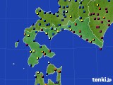 道南のアメダス実況(日照時間)(2021年11月27日)
