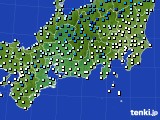 東海地方のアメダス実況(気温)(2021年11月27日)