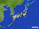 アメダス実況(気温)(2021年11月27日)