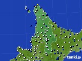 道北のアメダス実況(風向・風速)(2021年11月27日)