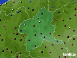 2021年11月28日の群馬県のアメダス(日照時間)