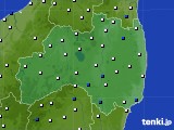 2021年11月28日の福島県のアメダス(風向・風速)