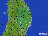 岩手県のアメダス実況(日照時間)(2021年11月29日)