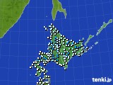 北海道地方のアメダス実況(気温)(2021年11月29日)