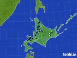 2021年11月30日の北海道地方のアメダス(積雪深)