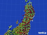 東北地方のアメダス実況(日照時間)(2021年11月30日)