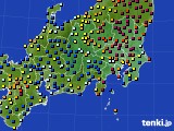 2021年11月30日の関東・甲信地方のアメダス(日照時間)