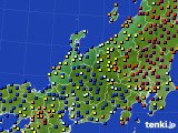北陸地方のアメダス実況(日照時間)(2021年11月30日)