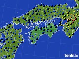 四国地方のアメダス実況(日照時間)(2021年11月30日)