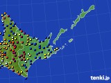 道東のアメダス実況(日照時間)(2021年11月30日)