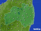 福島県のアメダス実況(気温)(2021年11月30日)