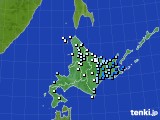 北海道地方のアメダス実況(降水量)(2021年12月01日)