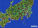 2021年12月01日の関東・甲信地方のアメダス(日照時間)