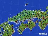 2021年12月01日の中国地方のアメダス(日照時間)