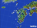 九州地方のアメダス実況(日照時間)(2021年12月01日)