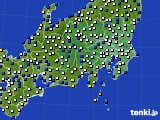 2021年12月01日の関東・甲信地方のアメダス(風向・風速)