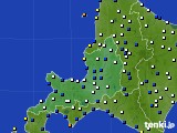道央のアメダス実況(風向・風速)(2021年12月01日)
