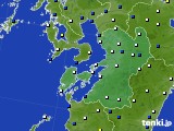 熊本県のアメダス実況(風向・風速)(2021年12月01日)