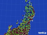 東北地方のアメダス実況(日照時間)(2021年12月02日)