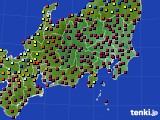 2021年12月02日の関東・甲信地方のアメダス(日照時間)