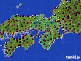 近畿地方のアメダス実況(日照時間)(2021年12月02日)