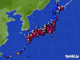 アメダス実況(日照時間)(2021年12月02日)