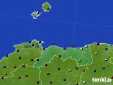 鳥取県のアメダス実況(日照時間)(2021年12月02日)